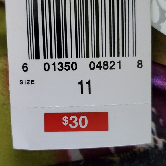 Speechless watercolor print mini dress - Picture 6 of 6